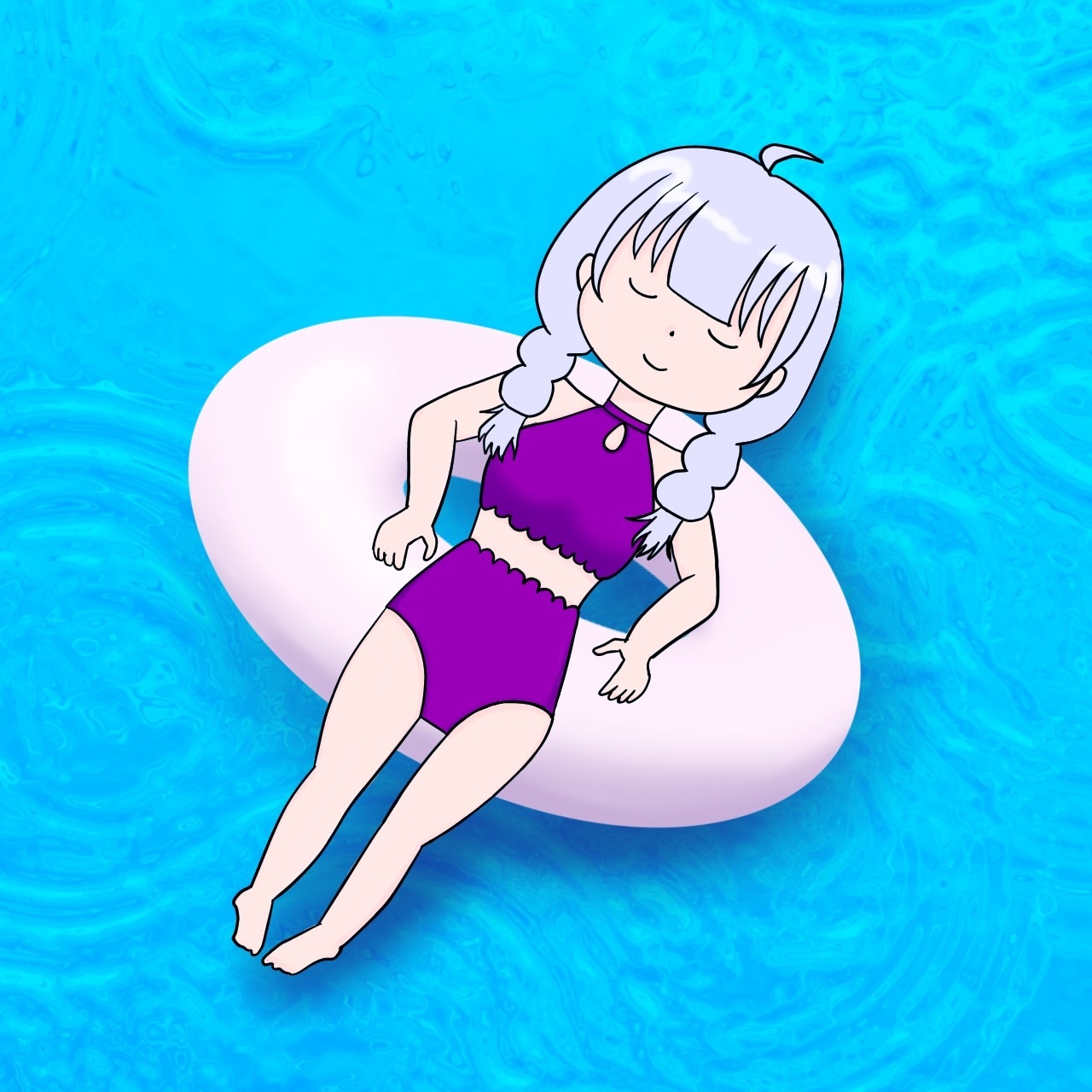 流速ちゃんのイラスト